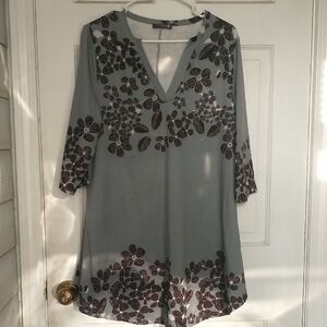 3/$12 Women's Floral Tunic V-Neck